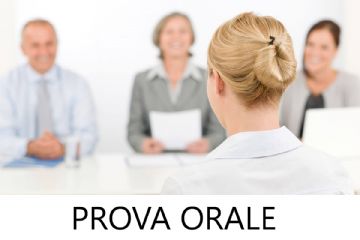 Valutazione dei titoli prodotti dai candidati ammessi a sostenere la prova orale